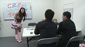 i gorge myself on two cocks as ren azumi