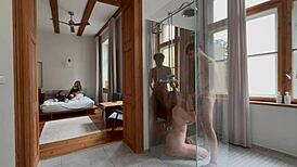 Naughty Blondes Enjoy Group Bathing Fun