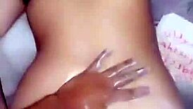 i cant believe my hot arab wife takes it so deep in her ass, its so sexy and rough