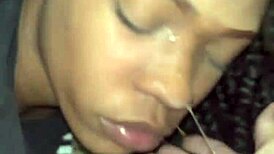 does this ebony stripper love anal and cum from dirtymoufpiece?