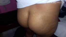 huge buttocks after having received a lot of milk 18