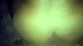 This sexy Brazilian ebony whore gives her ass at the party and has an anal orgasm