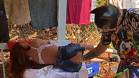 catching my stepdaughter with sex toy