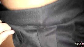 Stunt cock fiercely fucks asian maxine's stripper pussy with intense facial.