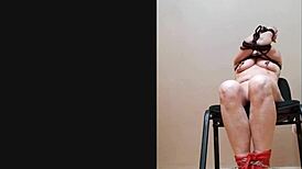 European Milf Bent Over in BDSM Doggy Style Humiliation