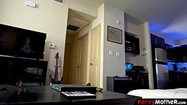 PervyMother - Outraged mom storms home at 6:00 AM. Was she sideways with curvy lust?