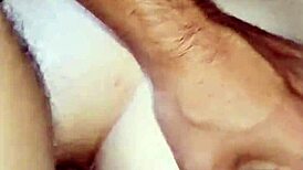 Beautiful Milf Wife in Stockings Seduces Husband for Anal