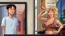 i love how this redneck milf fucks huge cocks