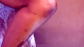 Kinky brunettes in lingerie have intense threesome ending in anal creampie!