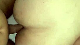 I saw my chubby girlfriend naked on bed, couldn’t resist filling her with cum