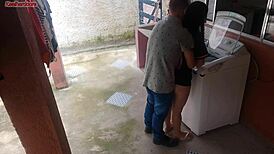 i love how this married brazilian housewife pays the repair guy with her big ass