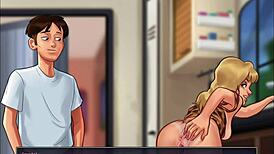 i love how this redneck milf fucks huge cocks