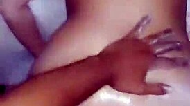 i cant believe my hot arab wife takes it so deep in her ass, its so sexy and rough