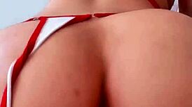 The sexy black yoga teacher offered private lessons at home