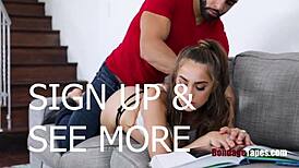 Brunette Teen 18+ Sofie Reyez Signs Submissive Contract for Kinky Play!