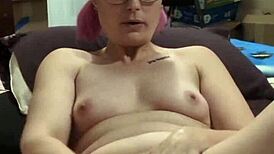 Solo squirt session with intense squirting and moaning