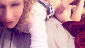 Submissive Cheating Wife Milf Gives Rough Blowjob To Old Daddy On Selfie Snapchat