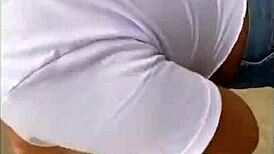 Walking hot girls on leashes in Sao Paulo