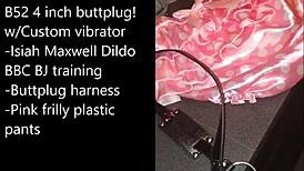 Sissy Prepares Self-Bondage with Buttplug and Dildo