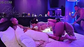 we took friends to motel for couple swap all night