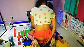 watching teen otaku get fucked while i play with my toy