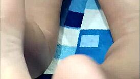 My stepsister's hermosa vagina in homemade lingerie