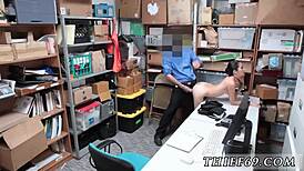 Black Police Interrogates White Teen With Blowjob