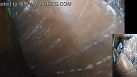 Cyndy Blackslave Masturbates in Shower with Tiny Squirt