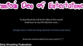 Bra And Panties Match Strip-Wrestling Match W Loser Gets Dildoed Diapered ~ Chrissy Morgan Vs The Queen Of Supreme Jess West March 2021