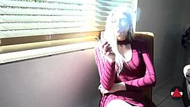 Blonde model fucked unnoticed!