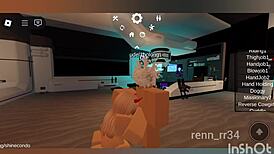 Blonde Gets Fucked By Catboy In Roblox World