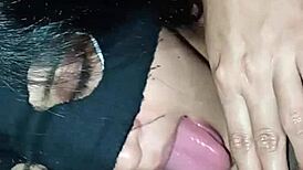 My sexy Latina sister-in-law mounts and fucks hard until filled with cum.