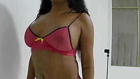 Grabbing the hot transsexual Latina beauty