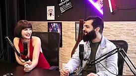 Best moments of Lady Snow and Lord Kenobi in sensual domination casting! Part 2 on sheer red!