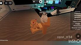 Blonde Gets Fucked By Catboy In Roblox World
