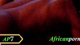 Ebony Woman Experiences Intense Encounter With A Well-Endowed Man Outdoors