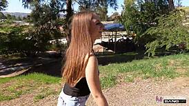 i’m stunned as penelope kay squirts during her first anal casting