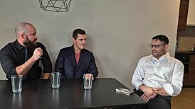 Jennifer Mendez dominates 3on1 gangbang with pee in mouth, squirt, anal DP, DVP, and cumshots.