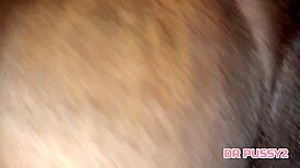 Intense blowjob deepthroat leads to cum shot in slow interracial scene!