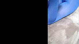 Wow, this milf has a perfect body in pantyhose and eight-inch heels.