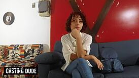 Petite Colombian Teen Deepthroats!