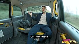 Female Fake Taxi Driver Offers a Discount for Hard Cock