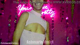 Hairy pussy babe with wild armpits and legs dances seductively at the sex club