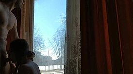 i'm hooked on helga bosk's risky outdoor sex by the window