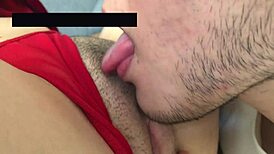 licking my girlfriend's rich wet pussy to orgasm