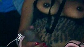 in my hidden fantasy pt 2, I get my ebony pussy drilled with a dildo