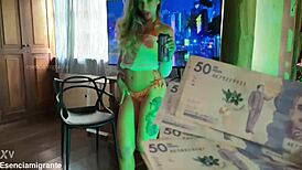 Woman In Lingerie With Toys