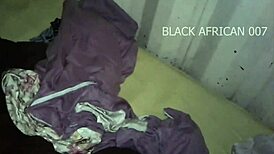 in the dorm, that hairy ebony whore sucked my boyfriend's big cock while i watched in lingerie