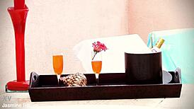 Boyfriend Titus vs Girlfriend Jasmine in Doggystyle Pussy Fucking