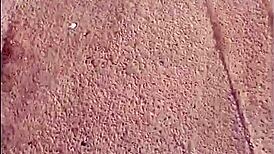 Damn, banging this curvy mature slut on the street! 🔥